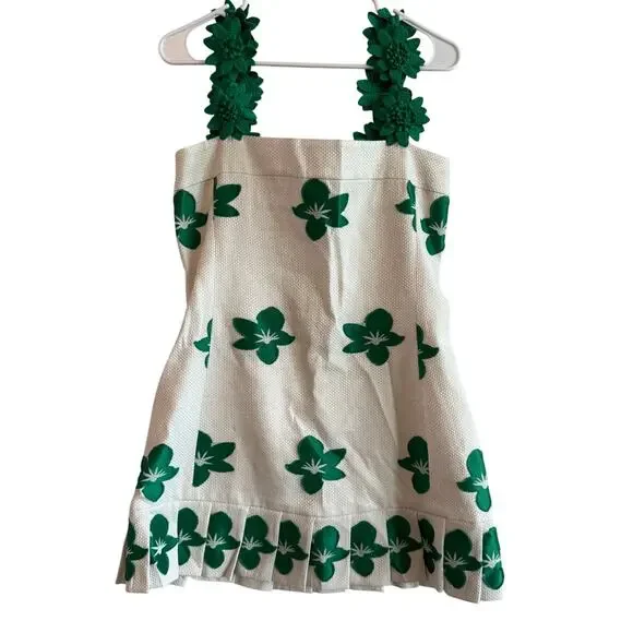 alexis green floral dress Alexis main image 0